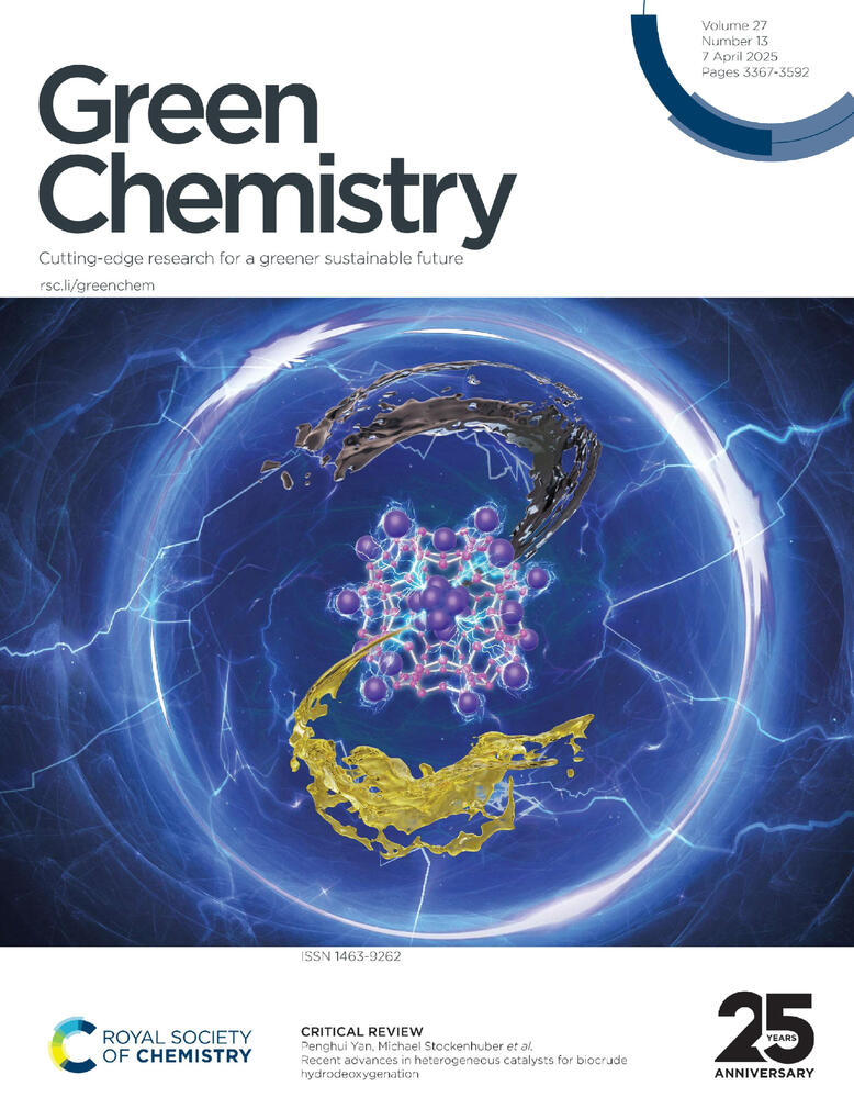 Green Chemistry, 27(13), 2025 doi: 10.1039/D5GC90055G